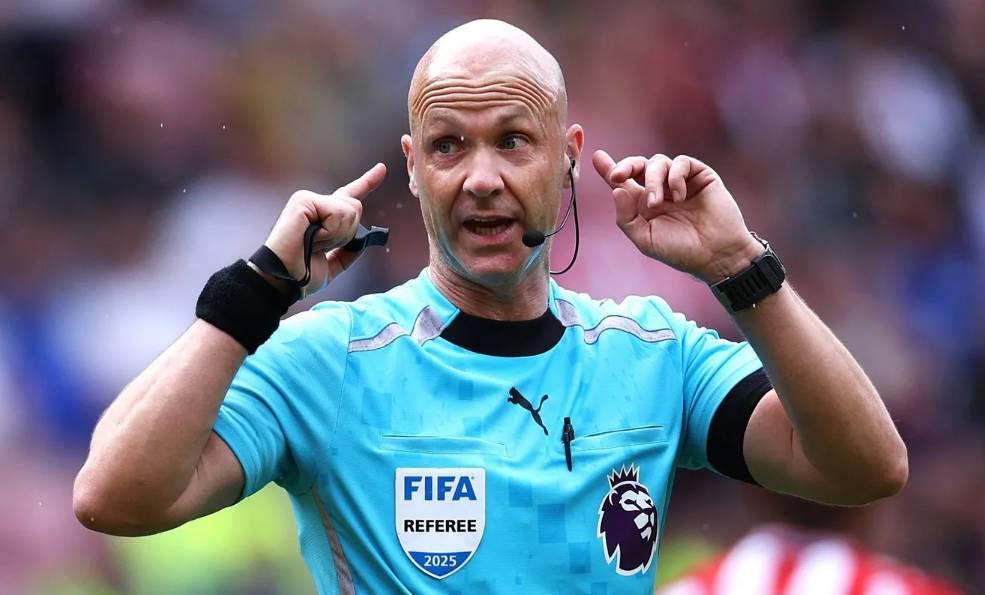 WELLBET中国-英超第22轮裁判:安东尼-泰勒执法曼市德比,鲍森担任VAR