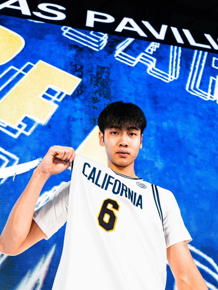 WELLBET中国-张博源晒加伯克利分校访校定妆照!球队主帅为前湖人球员马德森